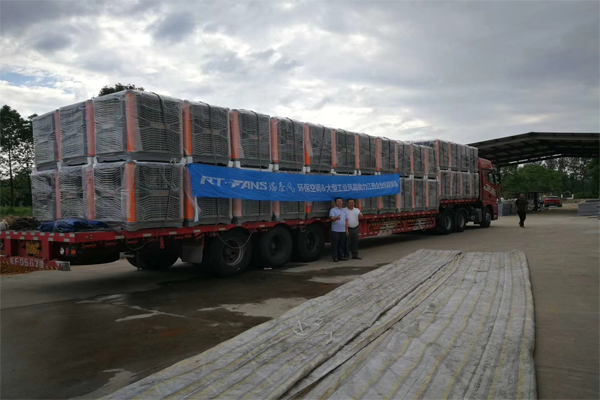 瑞泰風江門生產(chǎn)車間通風設備廠家案例圖